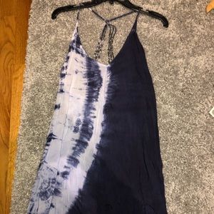 Tie dye maxi dress